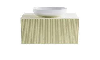 Тумба с раковиной Astra-Form М-40 4631177714917 100 см бежевый матовый